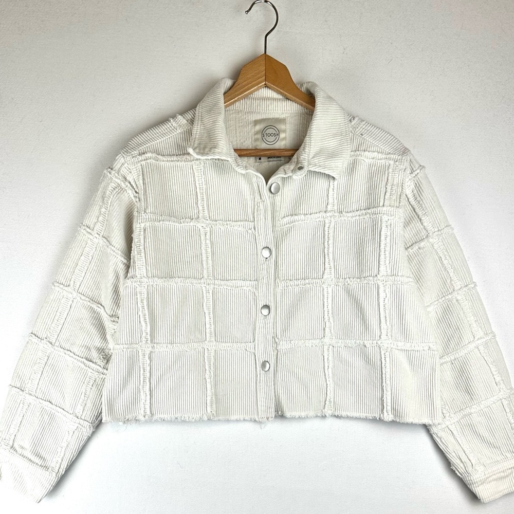 Stoosh Textured Patchwork Corduroy Jacket